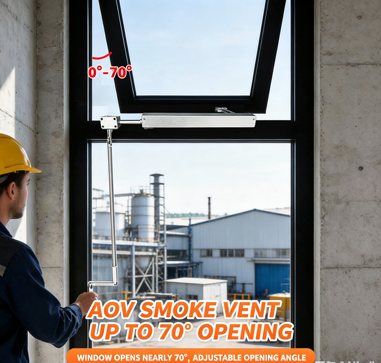 Manual Chain Winder for Smoke Vent Window - Image 3
